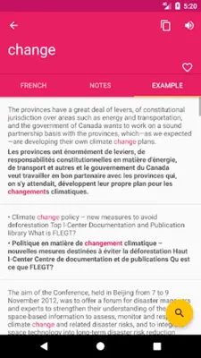 French English Dictionary android App screenshot 3