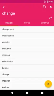 French English Dictionary android App screenshot 4